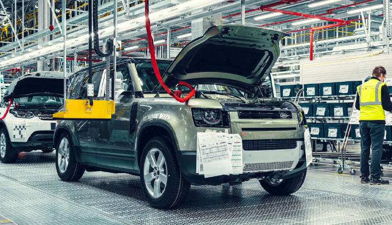 JLR Semiconductor Shortage hits Land Rover
